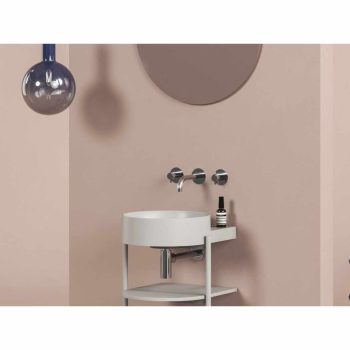 Yard 40 kerámiamosdó Smoke Grey, túlfolyó furat nélkül