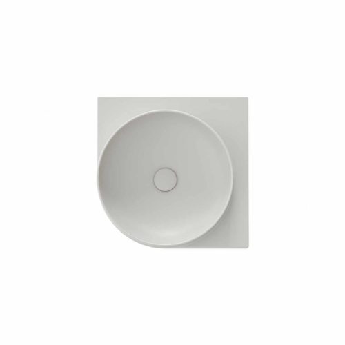 Yard 45 C kerámiamosdó Smoke Grey, túlfolyó furat nélkül