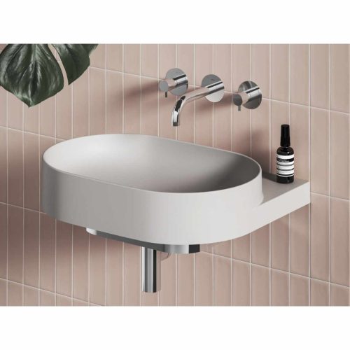 Yard 60 kerámiamosdó Smoke Grey, túlfolyó furat nélkül