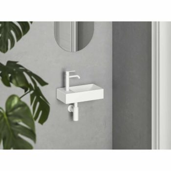 Veda Wall 40 kézmosó bal fehér