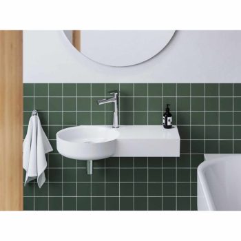   ARC 83/43 mosdó jobb fehér, túlfolyó nélkül, csaptelep furattal