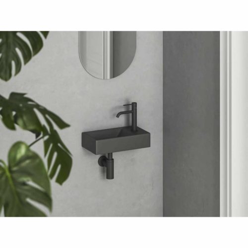 Veda Wall 40 kézmosó jobb antracit