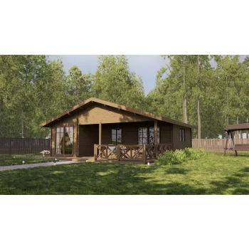 Timber Suvingis faház 73 m2, 44 mm