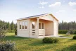 Timber Sanabria faház 21 m2, 44 mm