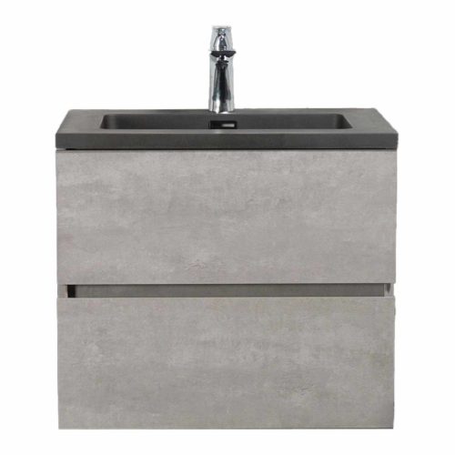 Mallorca 60 matt fekete quartz sand mosdó