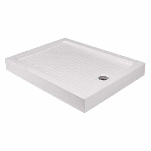 WELLIS | Téglalap magas akril zuhanytálca,120x80x13,5