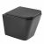 WELLIS | Aurora Black tornado ultracsendes fali rimless WC matt fekete