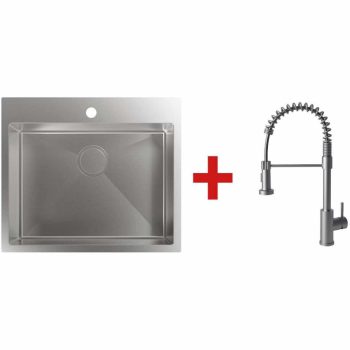 CATA - Mosogatótálca + csaptelep szett  XPB3