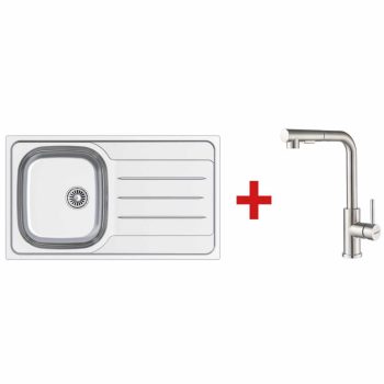 CATA - Mosogatótálca + csaptelep szett  XSE3