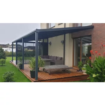   GAMPRE Regium Pergola 12,2 m², 16 mm polikarbonát, 300 x 407 cm