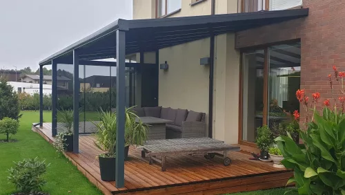 GAMPRE Regium Pergola 12,2 m², 16 mm polikarbonát, 300 x 407 cm