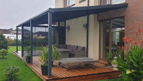 GAMPRE Regium Pergola 20,3 m², 16 mm polikarbonát, 400 x 508 cm