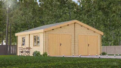 Timber Namak fából készült garázs 37 m², 44 mm