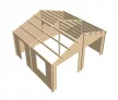 Timber Namak fából készült garázs 37 m², 44 mm