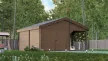Timber Skadar fából készült garázs és táróló, 22 m², 44 mm 