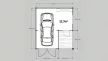 Timber Skadar fából készült garázs és táróló, 22 m², 44 mm 