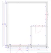 Timber Skadar fából készült garázs és táróló, 22 m², 44 mm 