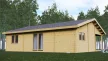 Timber Ebro faház  - lakóház szigeteléssel, 79,77 m²