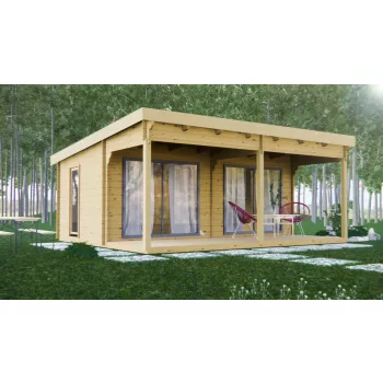 Timber Lena faház 44 mm, 17+12 m²