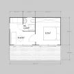 Timber Lena faház 44 mm, 17+12 m²