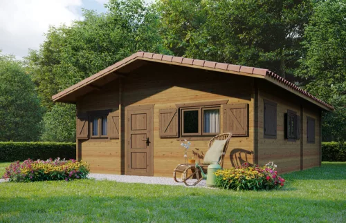 Timber Navarra faház 44 mm, 31 m²