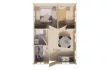 Timber Navarra faház 44 mm, 31 m²